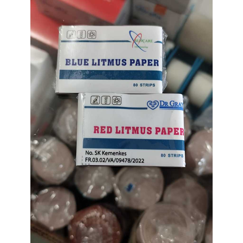 Kertas Lakmus Suncare 80's merah dan biru - Biru