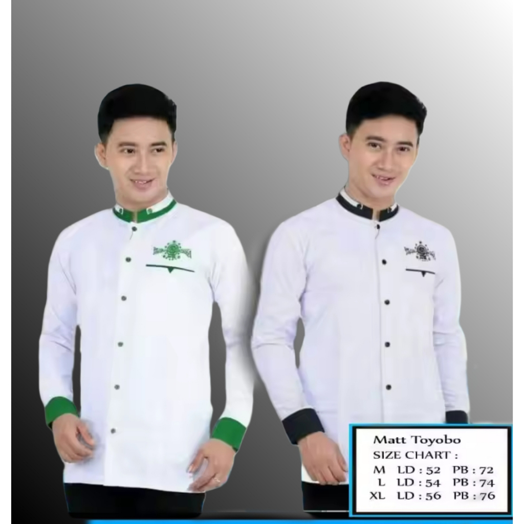 KOKO KEMEJA NU BAJU KOKO NU PRIA LENGAN PANJANG BAJU KOKO NU BORDIL