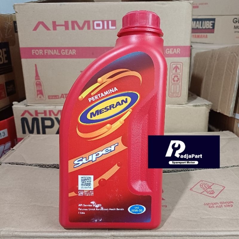 Oli Mesran Super 1 L Motor bebek (satuan)