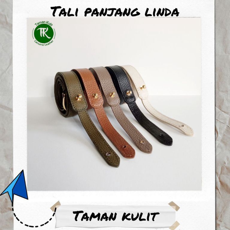 KODE P75W Tali Tas Selempang Strap Bag Bahan Kulit Asli Lucu Premium Original Ukuran Panjang Bisa Di