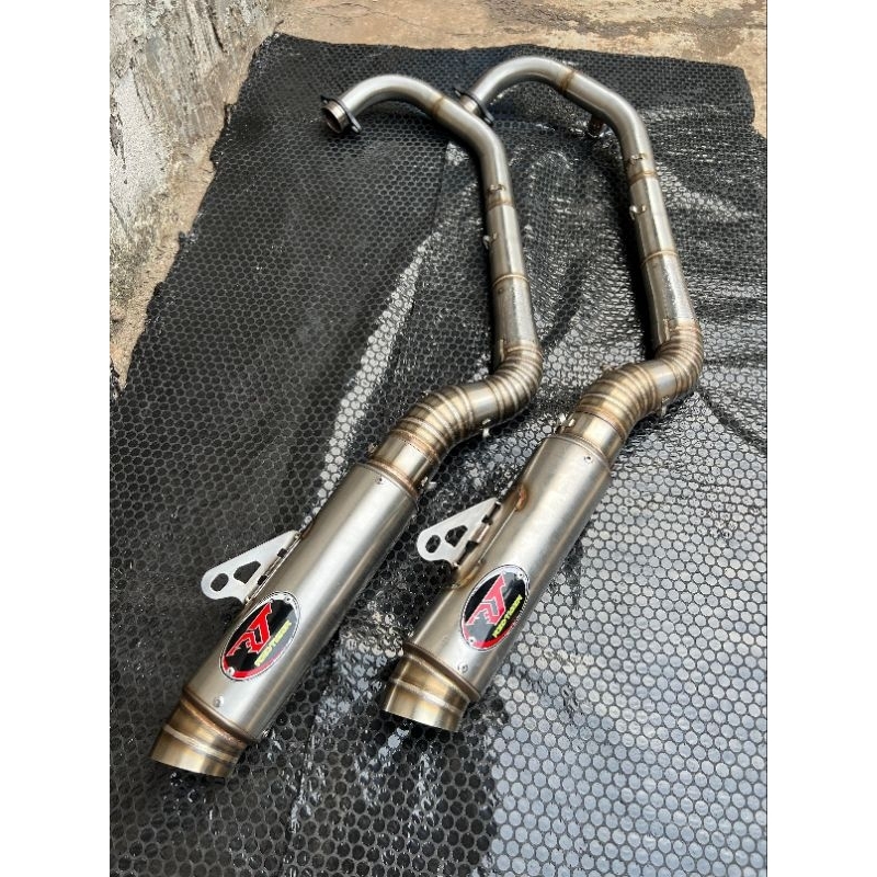 KNALPOT MX KING TYPE MALAYSIA STYLE FULL SYSTEM