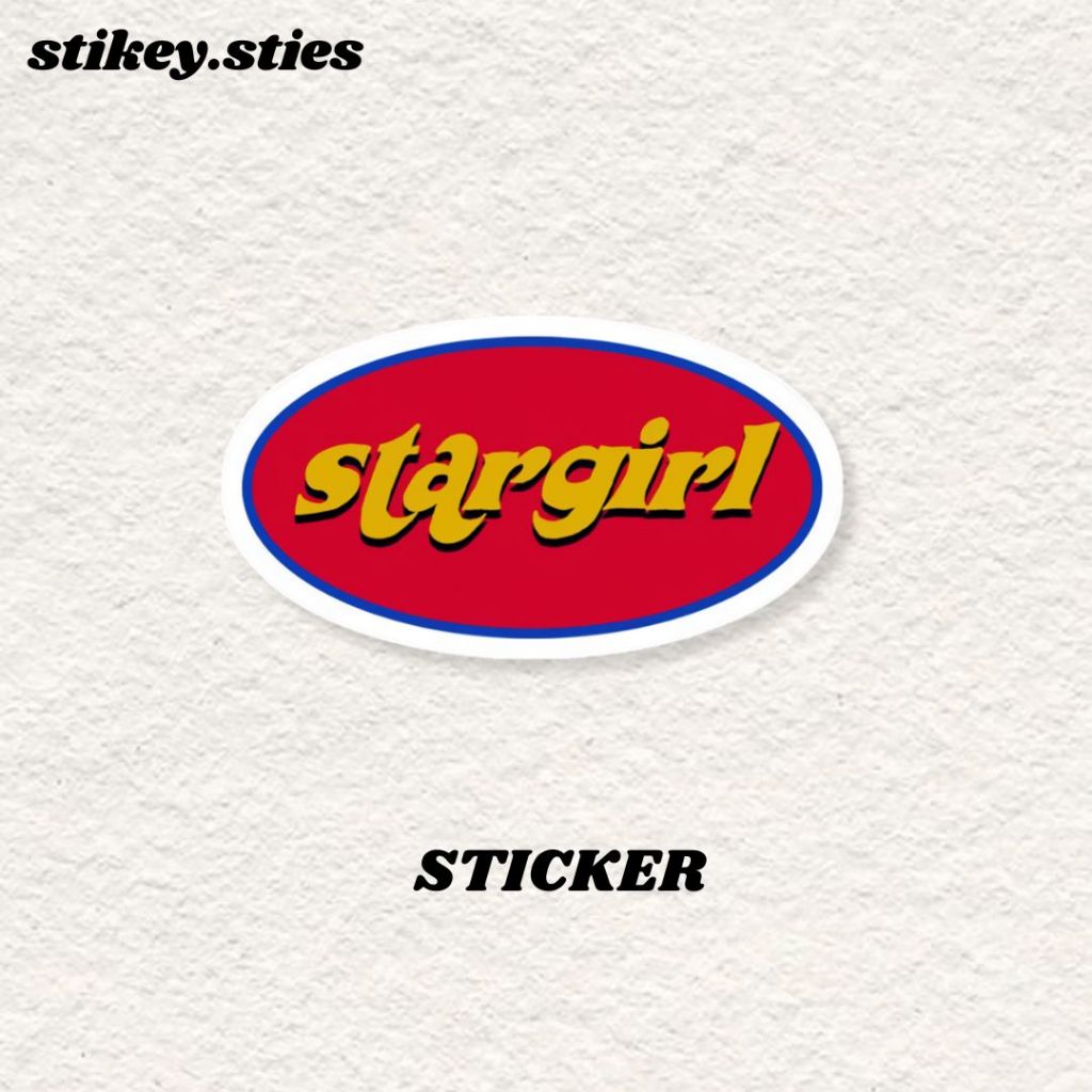 

STICKER STARGIRL AESTHETIC ANTI AIR VINYL / STIKER BRAND HELM LAPTOP HP MOTOR TUMBLR TAS KOPER