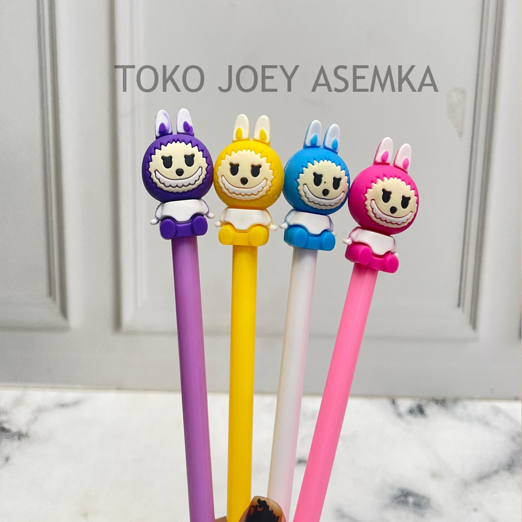 

PULPEN GEL LABUBU LISA BLACKPINK POP MART PENA BOLPEN PEN ALAT TULIS