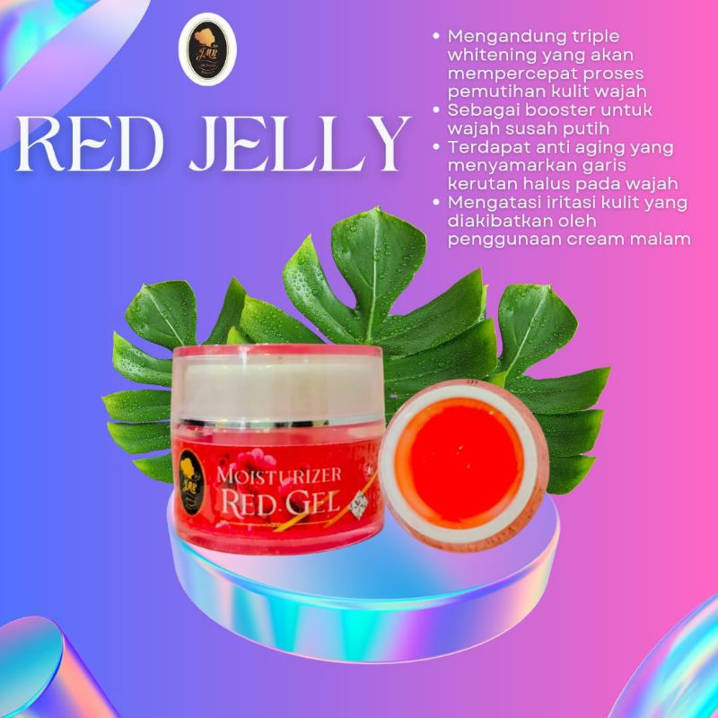 RED JELLY MOISTURIZER BY JMB   - JM BEAUTY  red jell moisturizer jmb jm beauty skincare