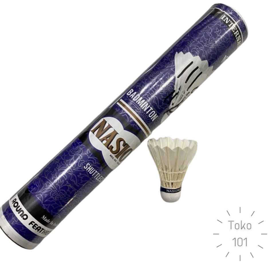 Baru Laris  Shuttlecock Nasional Biru Kok Bulutangkis  isi 12