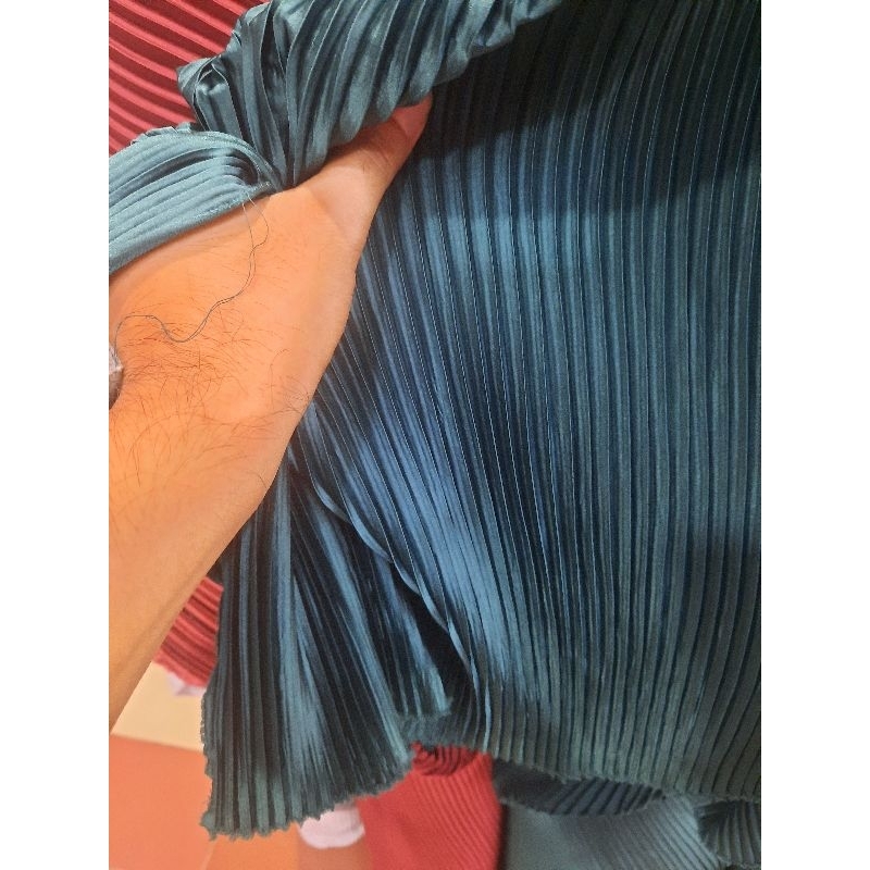 DYA369 kain plisket satin polos/plisket zaraa/harga per 0,5meter/kain meteran/bahan meteran