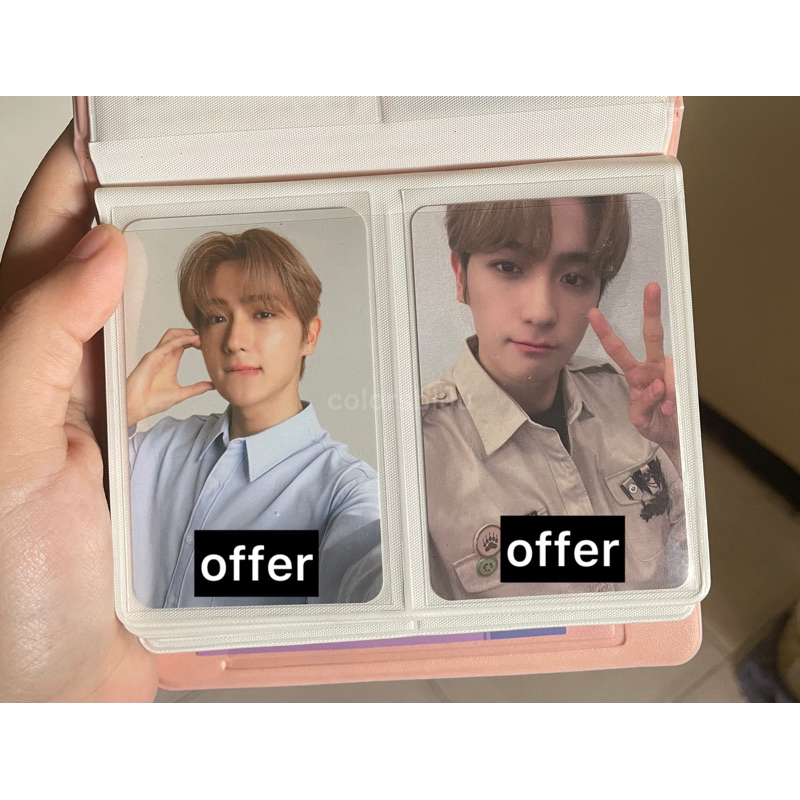 Hyunjae jaehyun the boyz tbz photocard pc avenne heart cheek bene season’s greetings segre everline 