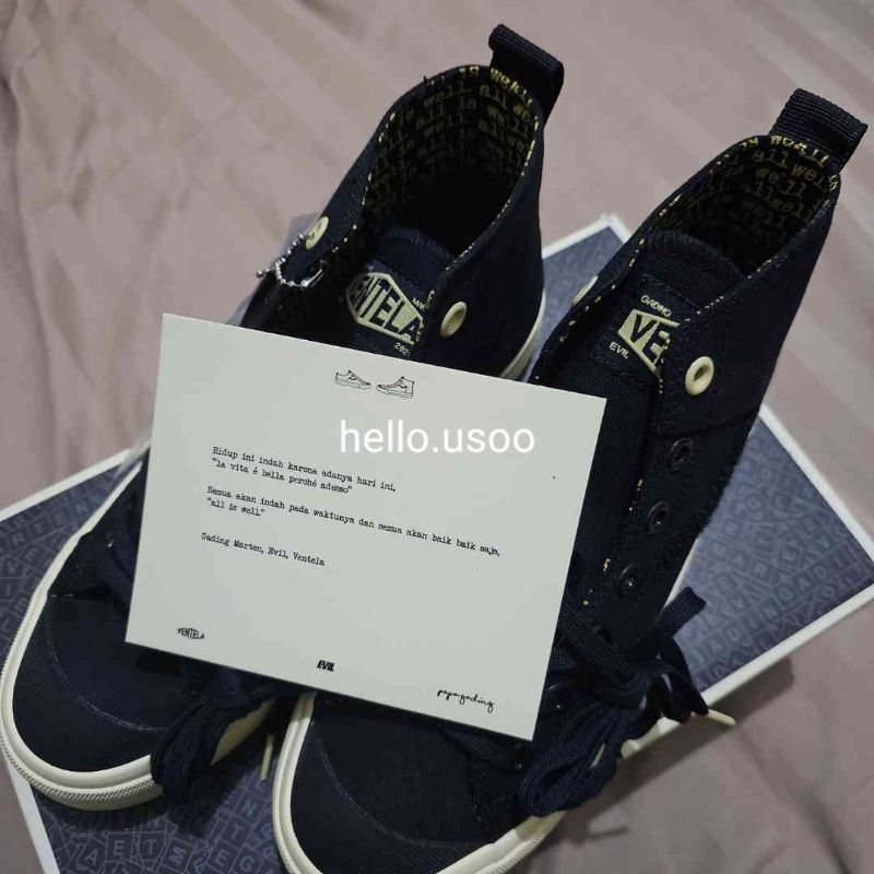 VENTELA EVIL PAPA GADING ALL IS WELL HIGH BLACK ORI