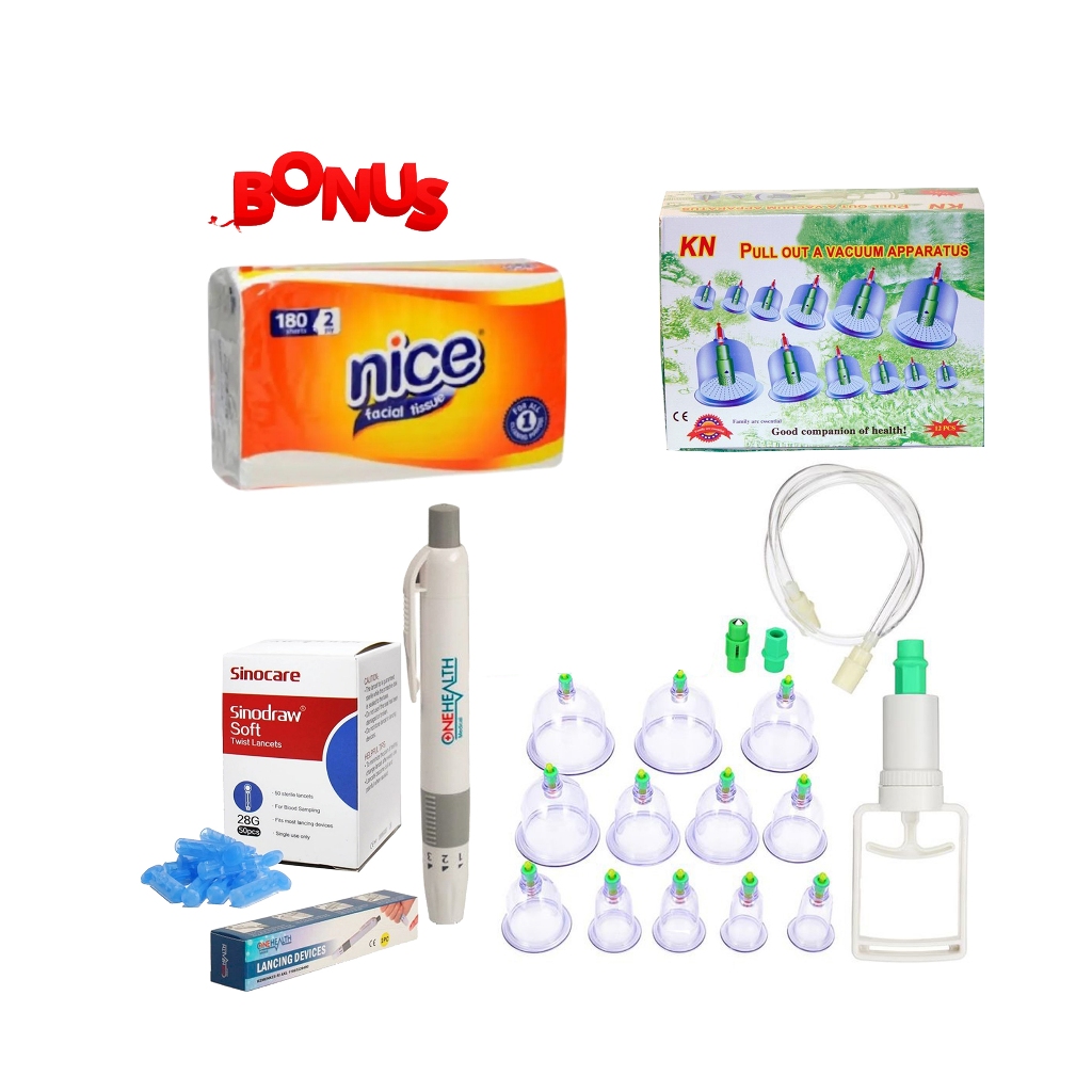 ALAT BEKAM PREMIUM KOP ANGIN 12 PCS PULL OUT AVACUUM APPARATUS