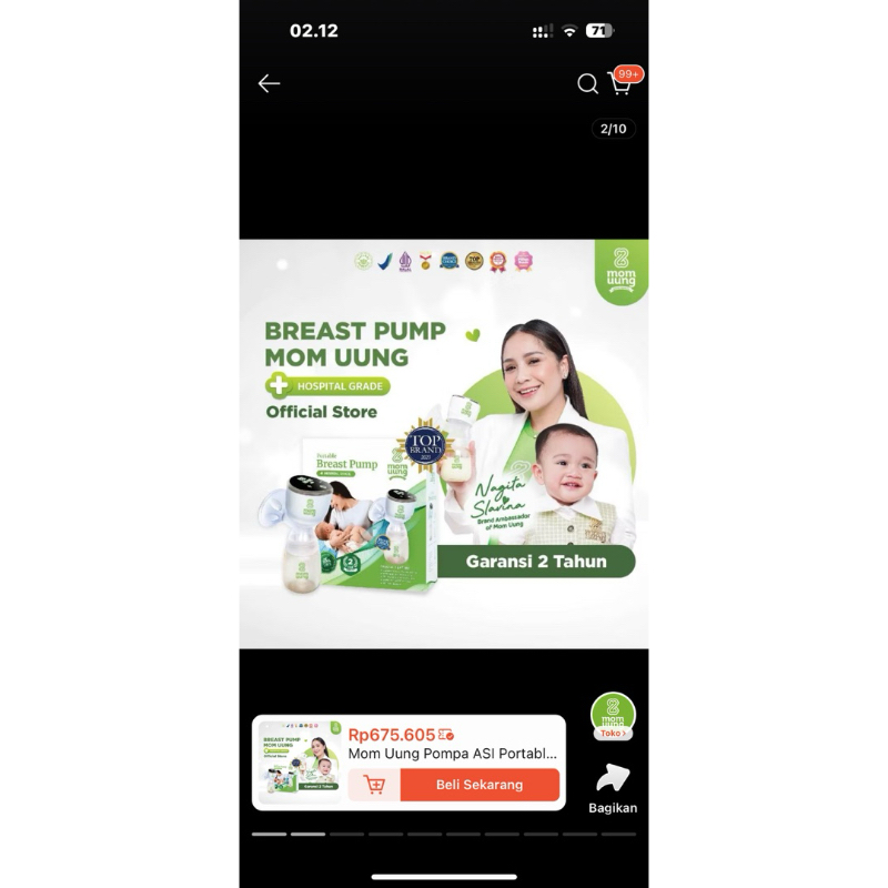 Pompa Asi Elektrik Mom Uung