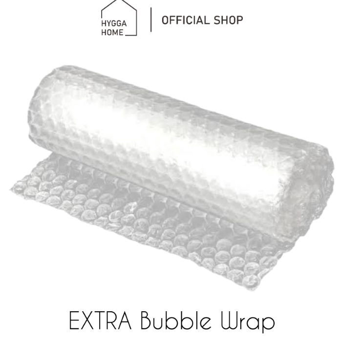 

HANYA DISINI BELANJA LEBIH MUDAH Hygga Home Extra Bubble wrapping for Fragile Item