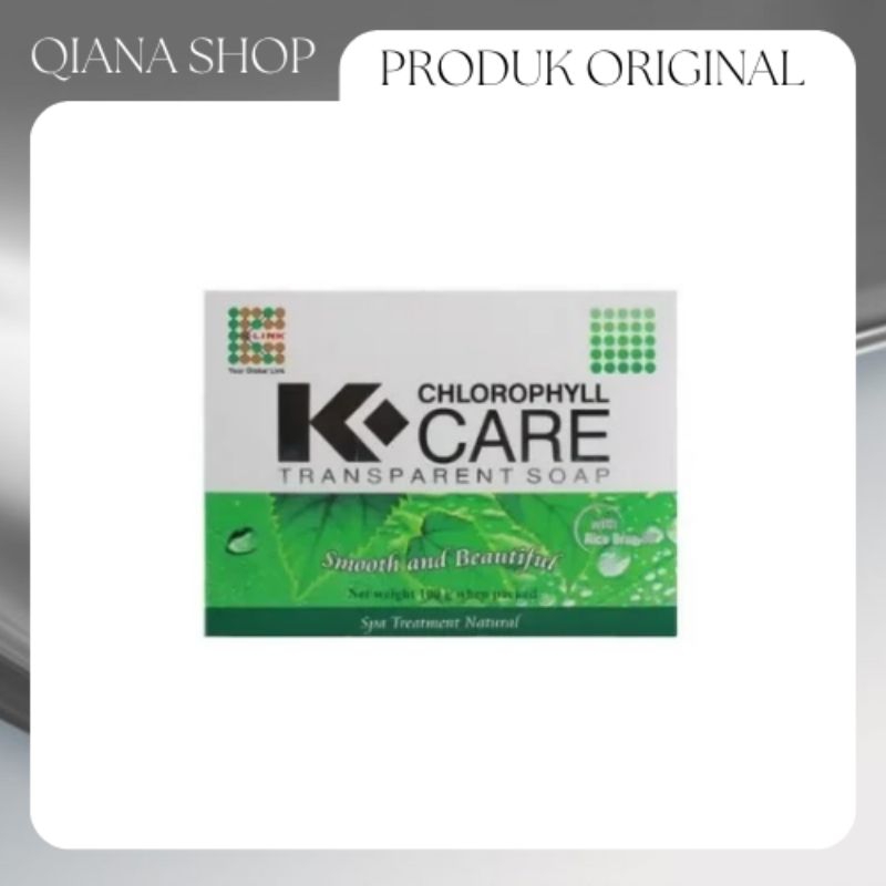 K-LINK K CHLOROPHYLL CARE TRANSPARENT SOAP SABUN K-LINK SABUN WAJAH KLINK
