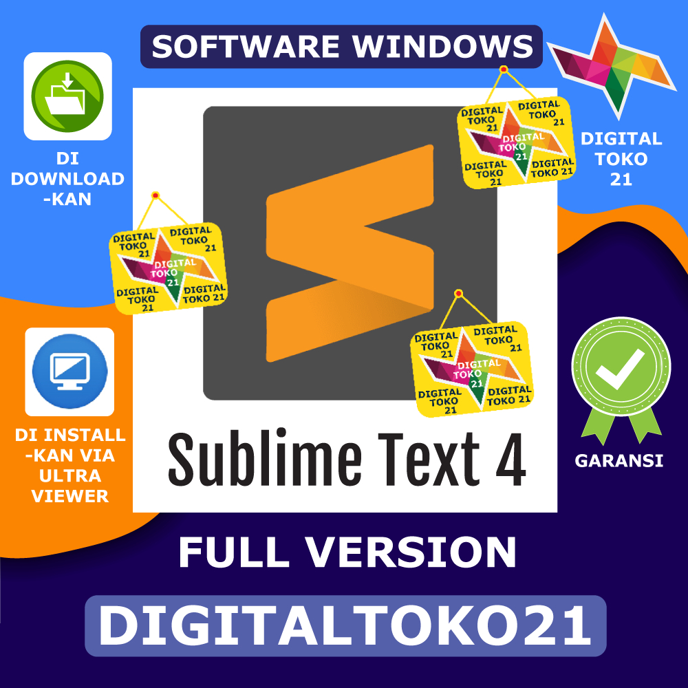 [Diinstallkan] Sublime Text 4 Build 4200 Full Version Software PC Komputer Laptop Windows