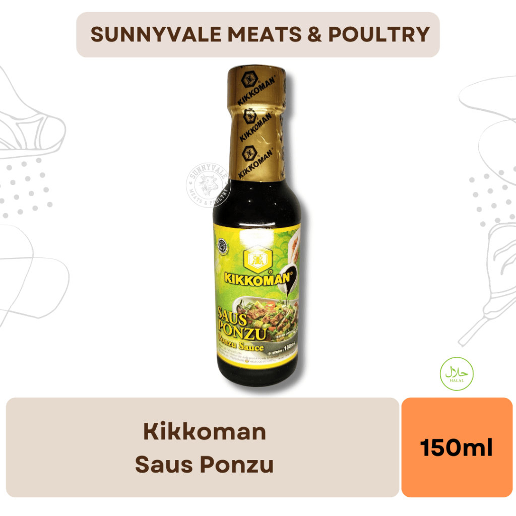 

Kikkoman Ponzu Dipping Sauce | Saus Celup Ponzu Shabu Shabu 150 ML - Halal