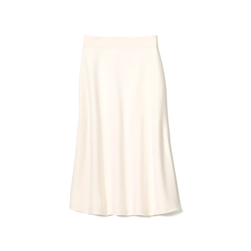 (NEW No Nego) UNIQLO Rok Midi Rajut Putih / Knit A Line Skirt Off White (Cream)