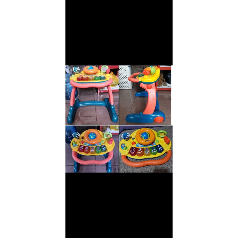 Preloved Vtech Push Walker baby mainan nyala.