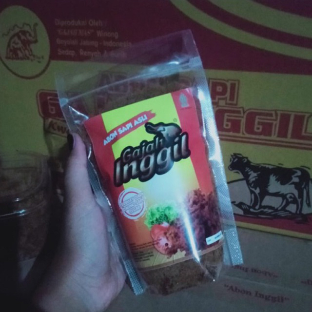 

Abom Sapi Gajah inggil 250gram pouch