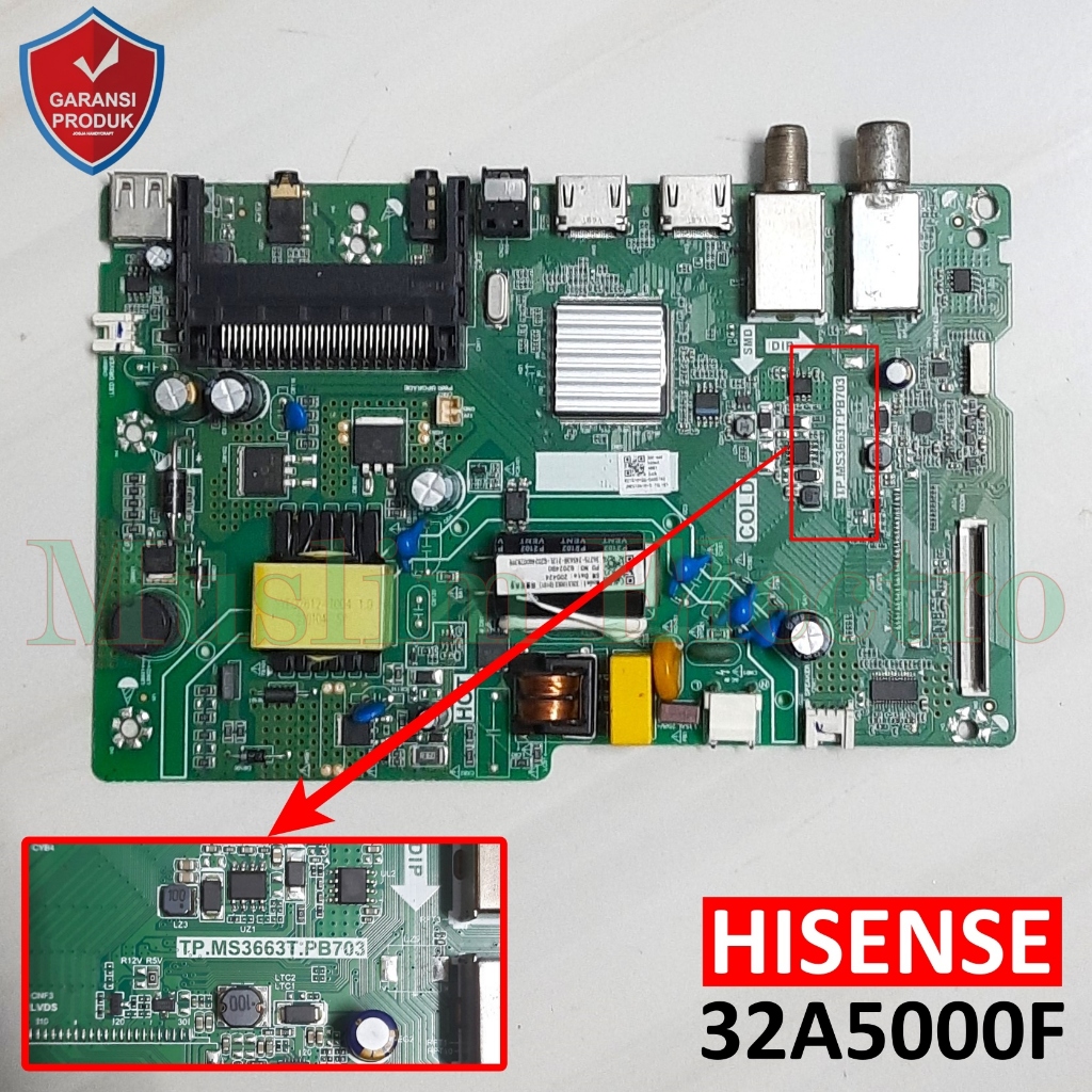 Mainboard LED TV Hisense 32A5000F 32A5000
