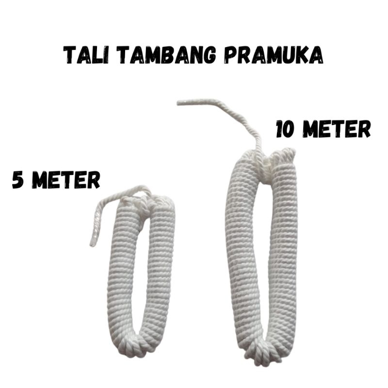 

TALI TAMBANG panjang 5 meter / 10 meter Pramuka