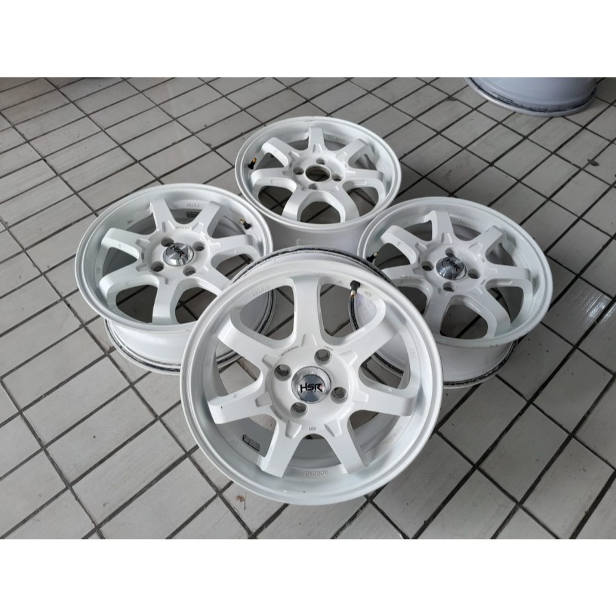Velg Mobil Second BOROKO TJH HSR R15 Brio Ayla Sigra Sirion Swift Agya