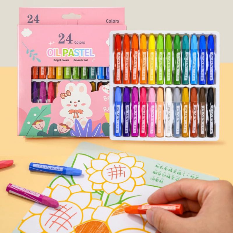 

Crayon Warna Oil Pastel Isi 24 Pcs