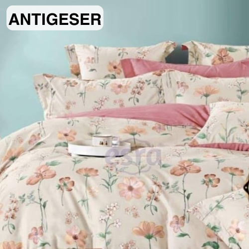 Bedcover Set Sprei Katun Premium Ukuran Single Bed Size