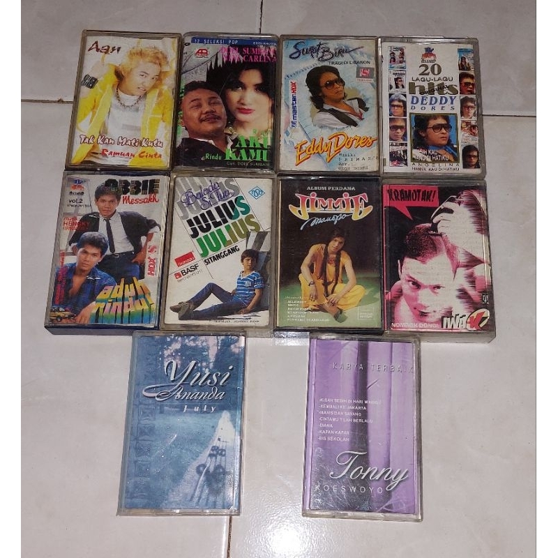 kaset Indonesia AAN-Tak Kan Mati Kutu / DOEL SUMBANG & NINI CARLINA-Rindu Aku Rindu Kamu / EDDY DORE