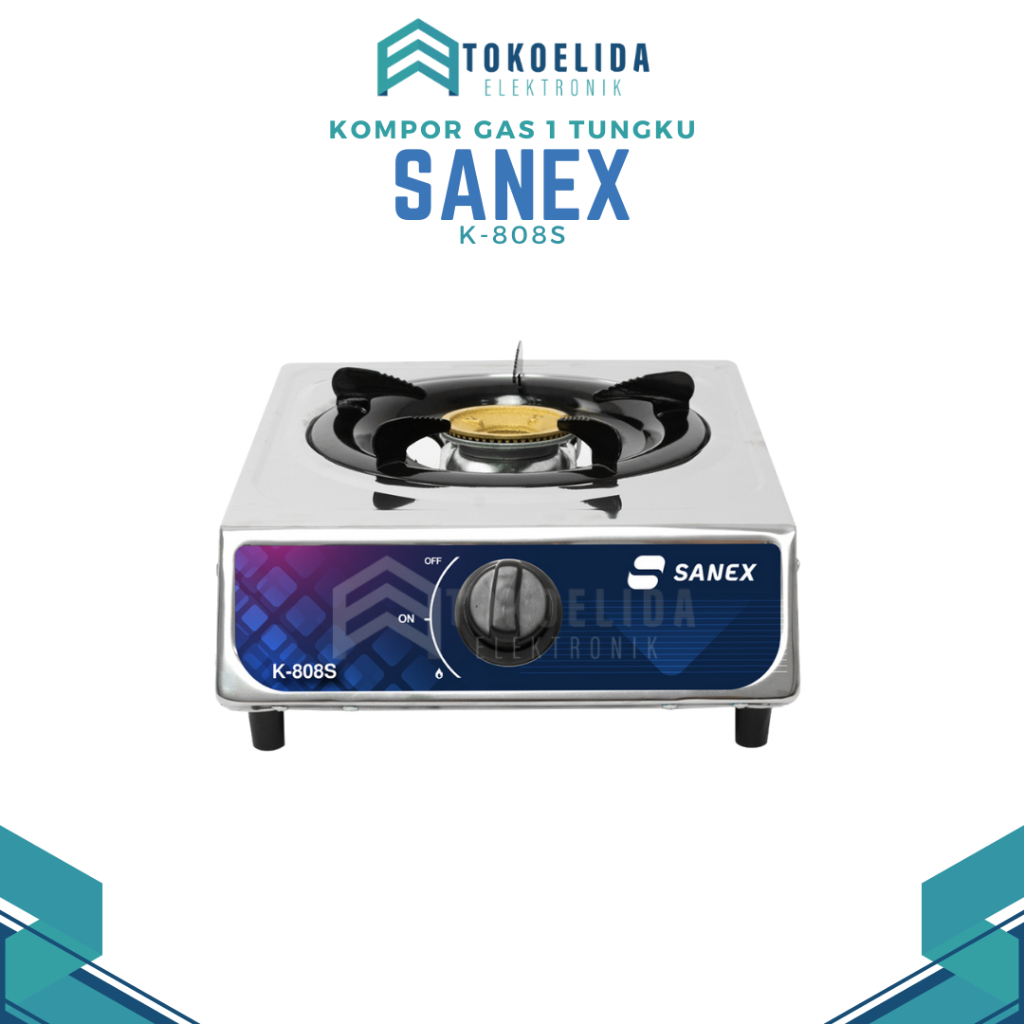 Sanex kompor gas 1 tungku Sanex K-808 S