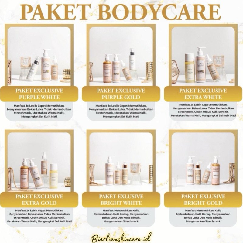 BIERLIAN PAKET HANDBODY WHITENING ORIGINAL/ HB BIERLIAN SKINCARE [Free Pouch]