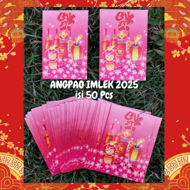 

ANGPAO IMLEK 2025 SHIO ULAR NETRAL ISI 50 pcs