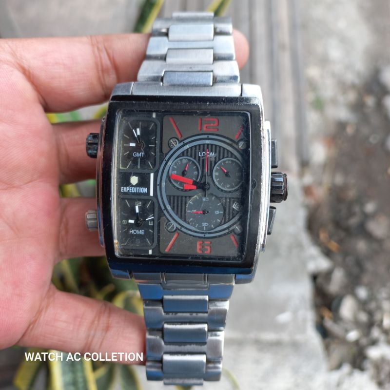 EXPEDITION E6639M 3 waktu cronograp original second