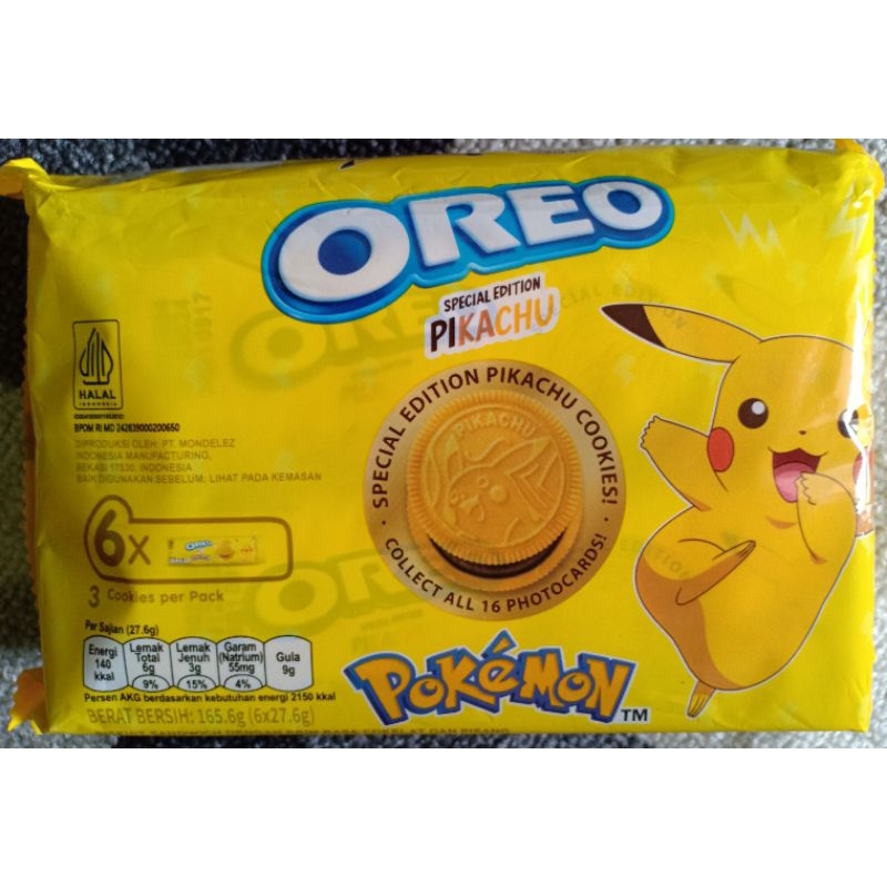 

Oreo pokemon Pikachu edition.banana&chocolate.166g.isi 6pack