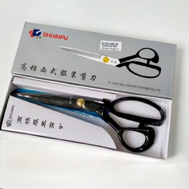

Gunting Shuaipu 9" Fashion Clothing Scissors Gunting Tajam Potong Bahan Kain Full Baja Termurah Terlaris Alat Perlengkapan Jahit