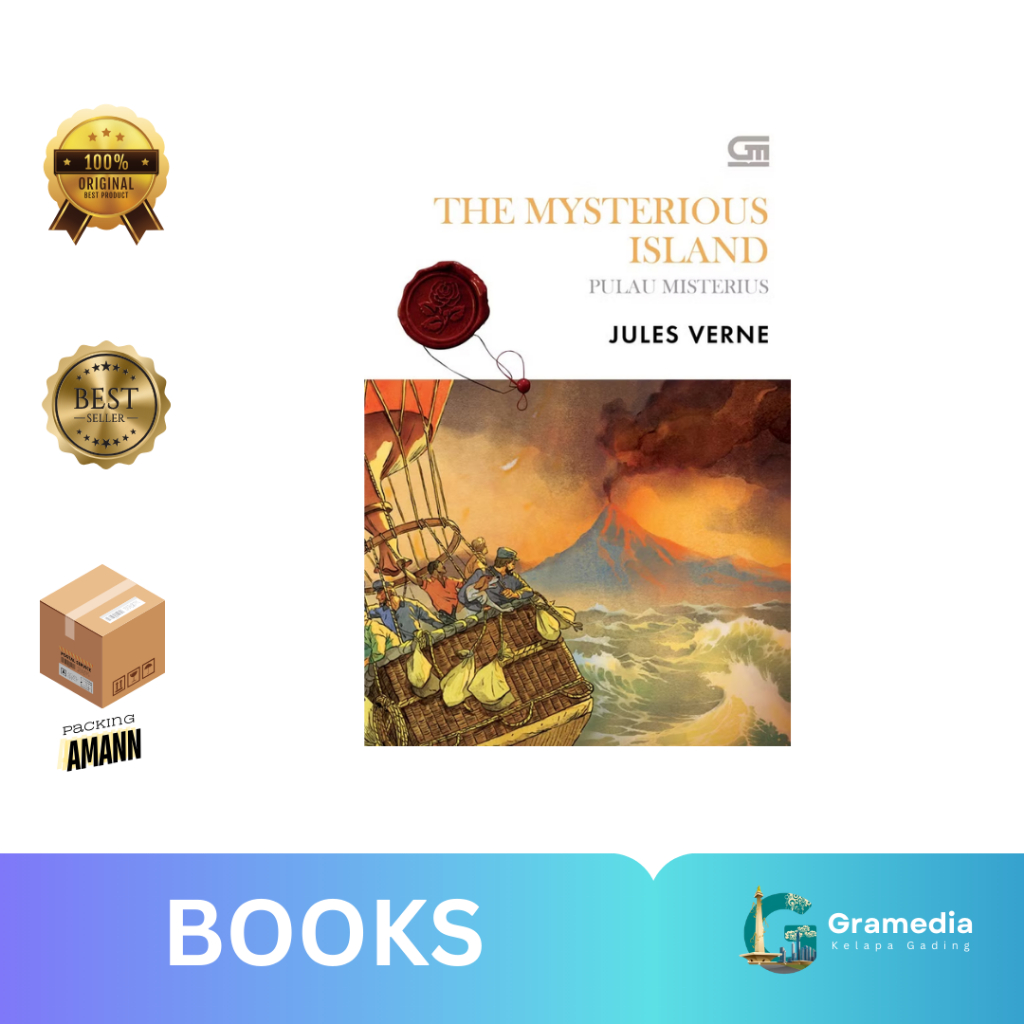 Gramedia MKG - Buku Pulau Misterius (The Mysterious Island) - Jules Verne