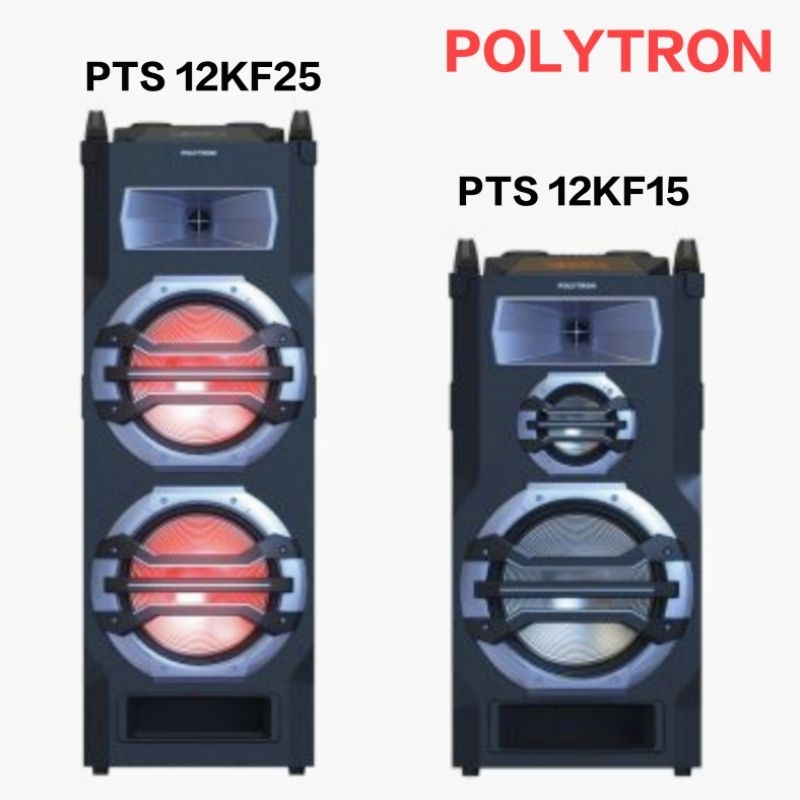 Speaker Aktif Polytron 12 Inchi Portable PTS 12KF15 Dan PTS 12KF25