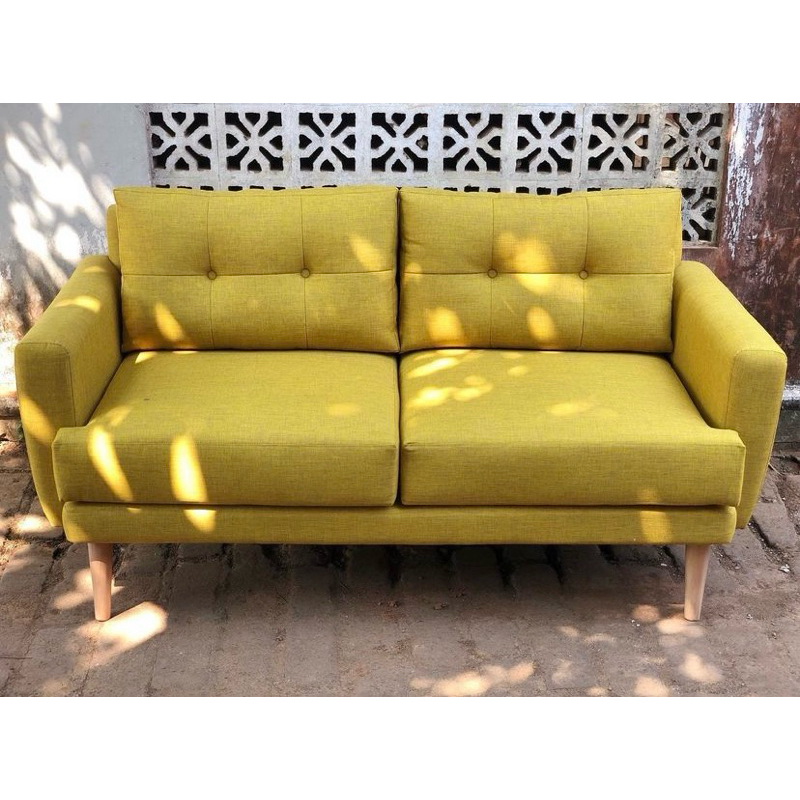 Sofa 2 Seater Scandinavian Sofa Minimalis 2 Seater Sofa Tamu 2 Seater