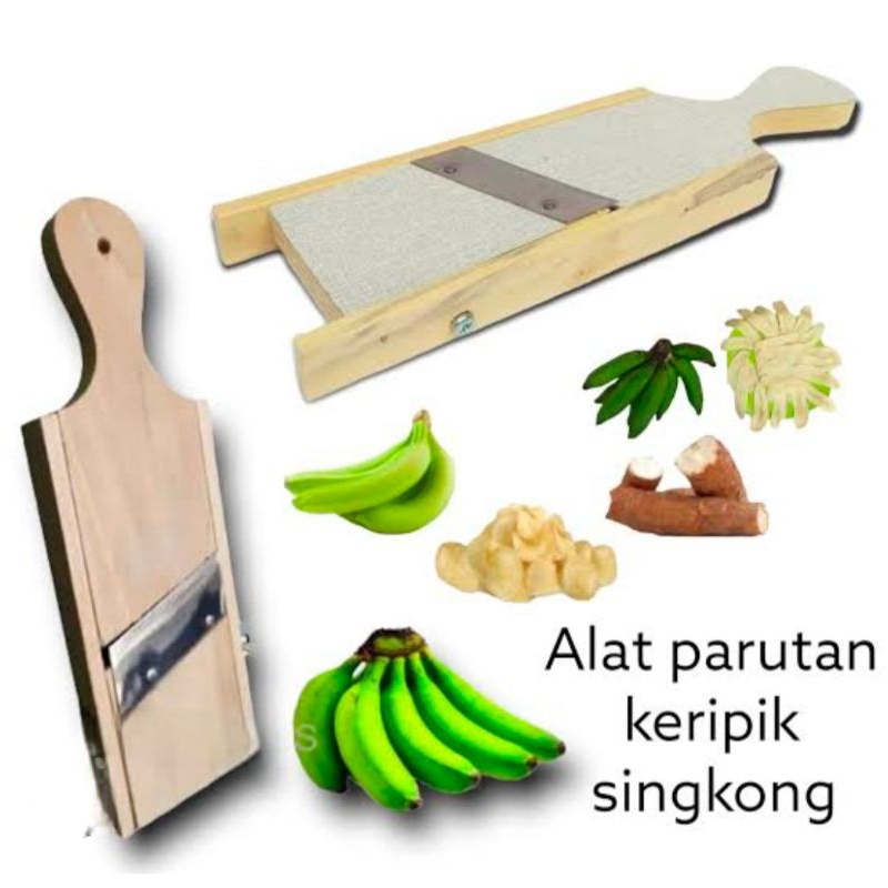 parutan keripik singkong/keripik pisang/parutan kayu