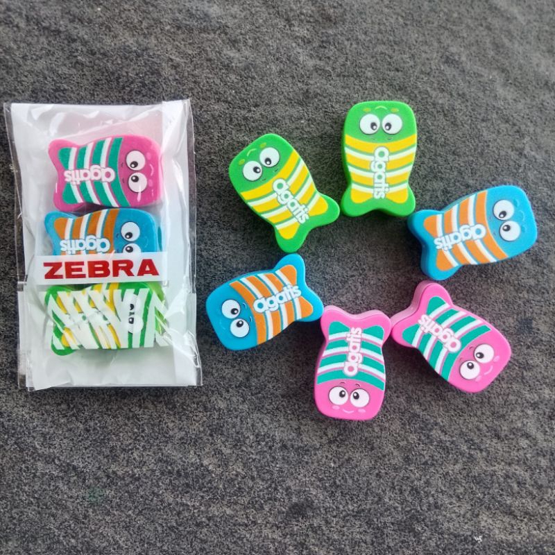

Rautan Pensil Sharpener Agatis 1 Lubang Motif Cumi Lucu Imut ( Set 3 Pcs ) [ Original ]