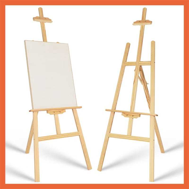 

Kayu Holder Foto Stand Tripod Kayu Frame Kanvas Lukisan Tripod Frame Kayu