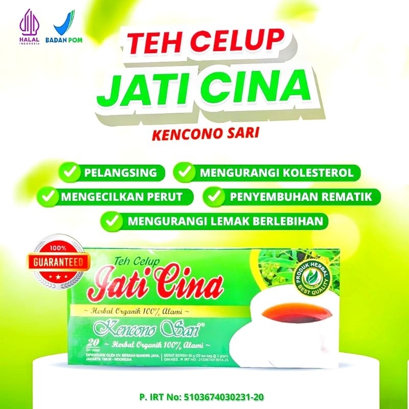 

Daun Jati China Celup Kencono Sari Daun Sena Pembersih Usus Teh Detox Pelangsisng Alami