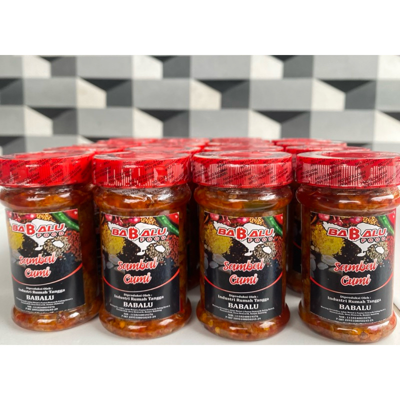 

Sambal cumi babalu 145 gram.