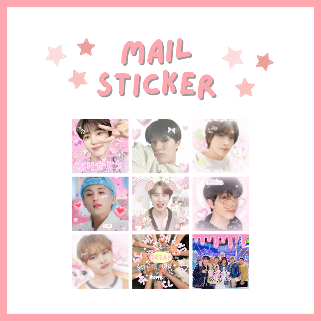 [50pcs] Sticker NCT Dream Member Deco Cute Sellkor Mail Sticker Aesthetic & Fragile Journal Decorati