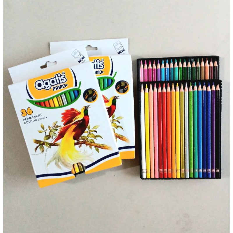 

Pensil Warna Colored Pencils Agatis Prime 36 Warna Panjang ( Set ) [ Original ]