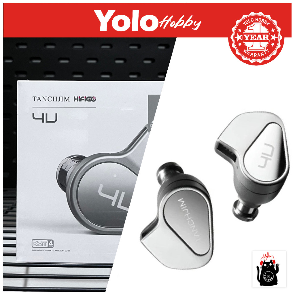 Tanchjim 4u for u dmt 4 lcp dynamic driver in ear monitor iem earphone