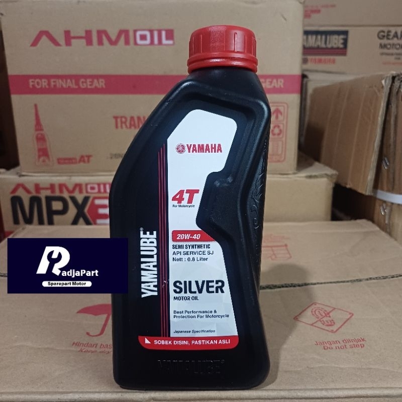 Oli Yamalube Silver 800 Ml Oli Motor bebek 4 Tak