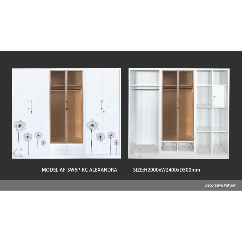 Lemari Besi 6 Pintu Buffalo