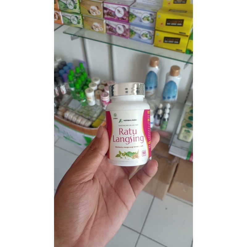 

Ratu langsing Obat Herbal Pelangsing 50 Kapsul ORIGINAL