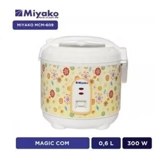 Rice Cooker Miyako 0,6 liter Magic Com Miyako MCM 609 0,6 Liter