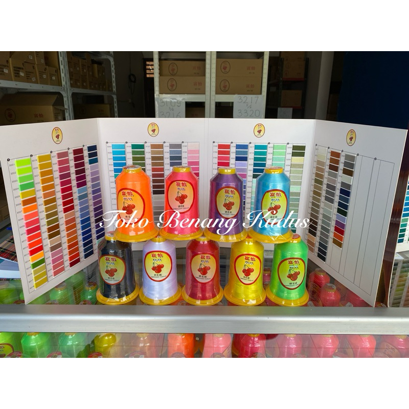 Benang Bordir FUYI POLYESTER Kode 3001-3320 ( Agen Resmi FUYI Kudus )