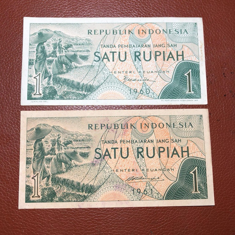 Uang 1 Rupiah 1961 Asli